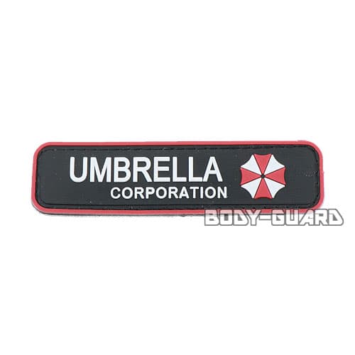 角丸ワッペン　ミニ　「UMBRELLA　CORPORATION」　10×2.5【ゆうパケット対応】