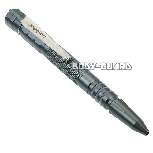 タクティカルペン　T-7　LEDライト付き　グレー【ゆうパケット対応】