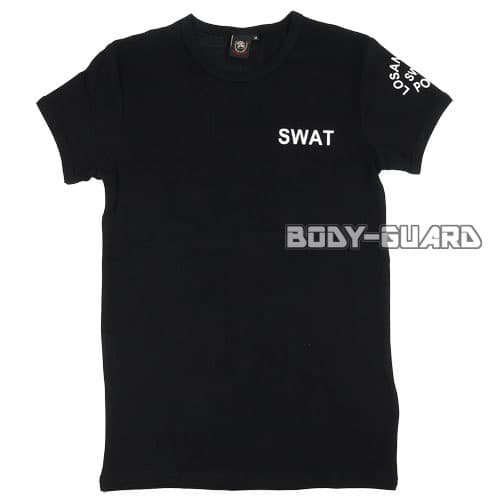 SWAT　半袖Tシャツ　バックプリントあり　ブラック　XXXL【ゆうパケット対応】