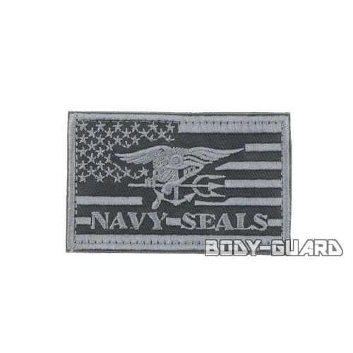 NAVY　SEALS　ワッペン　グレー【ゆうパケット対応】