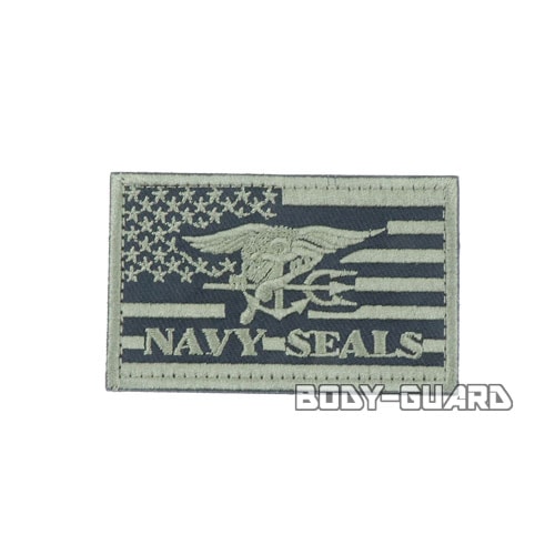 NAVY　SEALS　ワッペン　カーキ【ゆうパケット対応】