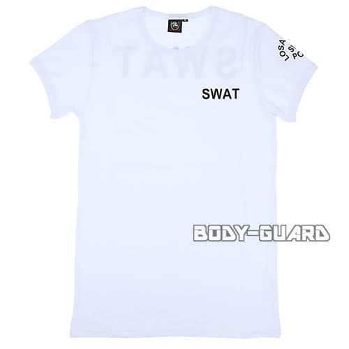 SWAT　半袖Tシャツ　バックプリントあり　ホワイト　XXL【ゆうパケット対応】