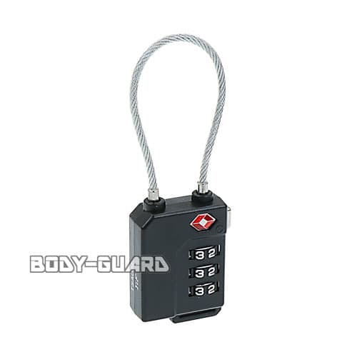 TSAロック　TSA21100　ワイヤー式　サイドビュー