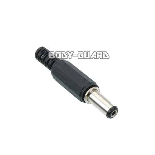 防犯カメラ用　DCコネクタ　5.5mm　x　2.1mm　ブラック【ゆうパケット対応】