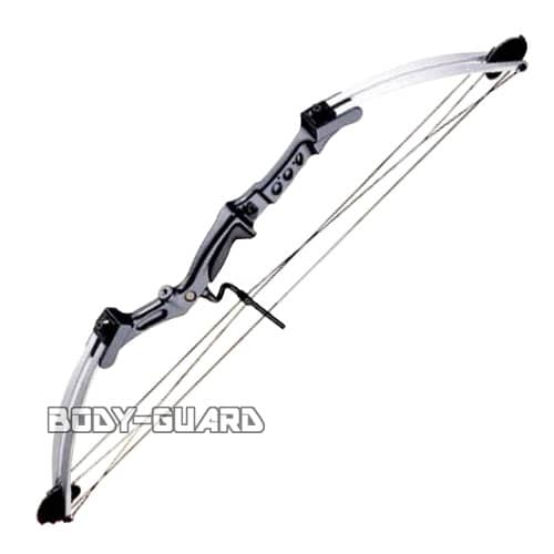 アーチェリーコンパウンドボウチェーサー　TWIN　LIMB　65ポンド　シルバー